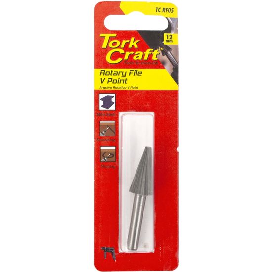TORK CRAFT Rotary File V Point